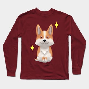 Red Pembroke corgi Long Sleeve T-Shirt